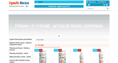 Desktop Screenshot of lignofix-morava.cz